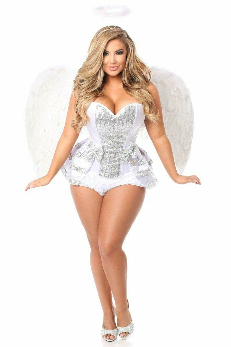 Sexy Deluxe 5 Piece Innocent Angel Halloween Costume