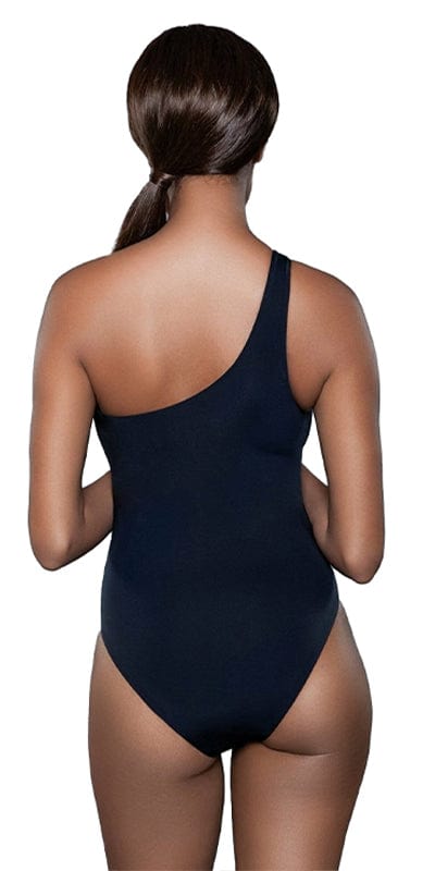 Sexy Jade Asymmetrical One Shoulder Swimsuit