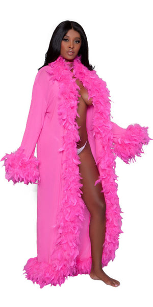 Deluxe Feather Boa Long Robe – Exotica Lingerie Boutiques