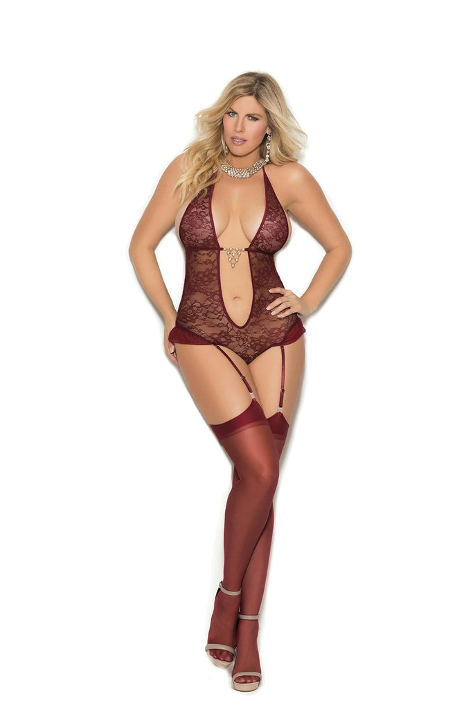 Sexy Plus Size Sheer Thigh Stockings in Colors Musotica.com